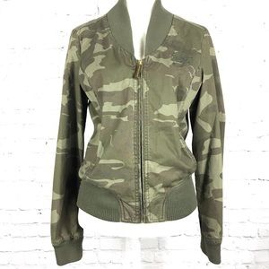 Sean John Jean Camo Bomber Jacket Size L